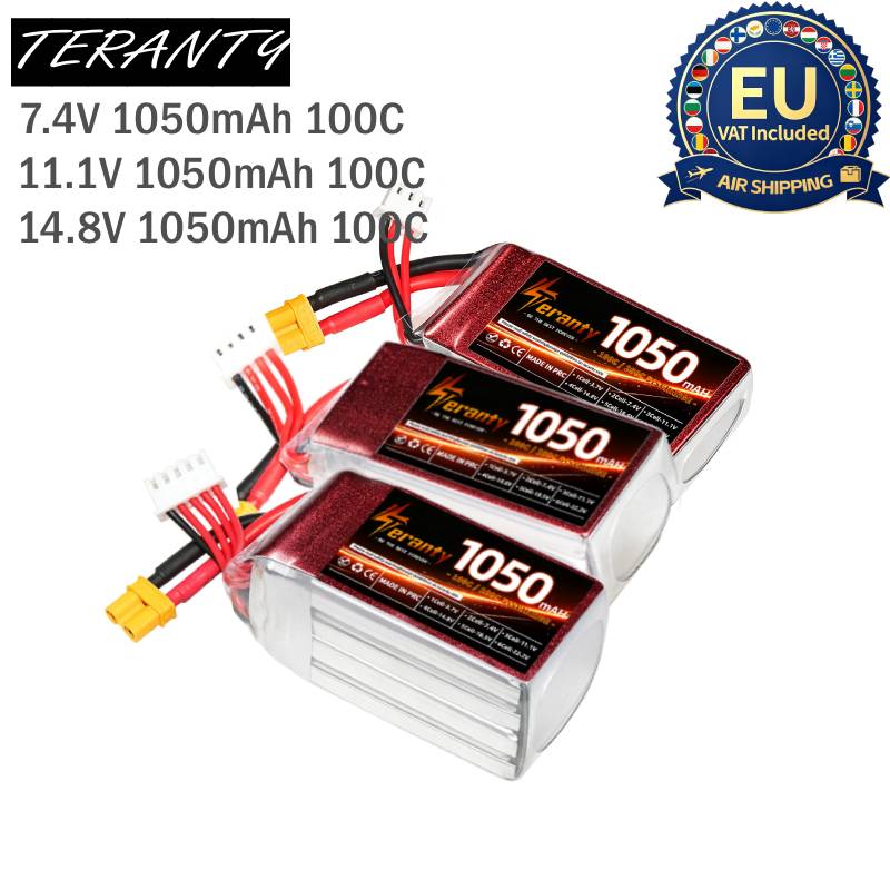 Drone Battery 3S - 2PCS Baterai Lipo RC 1050mAh 2S