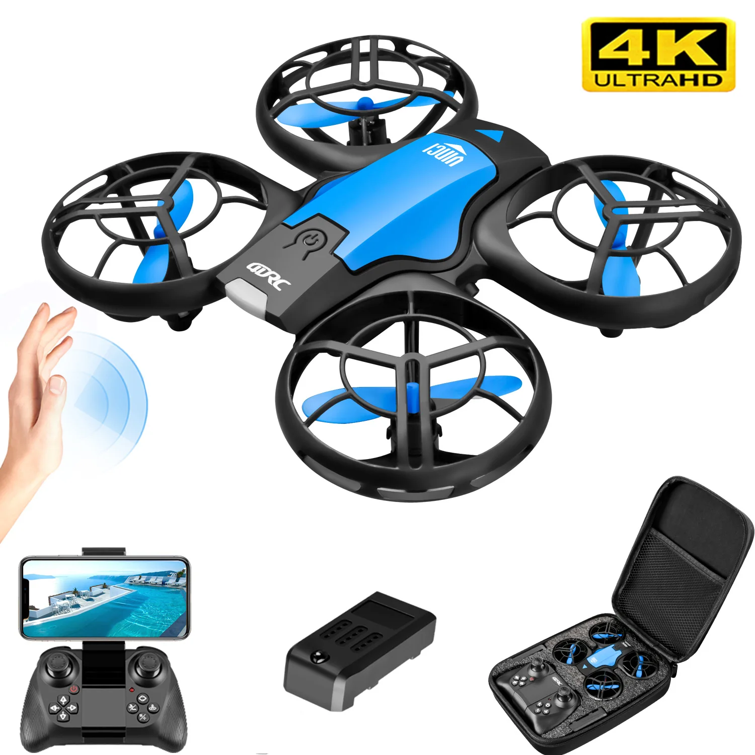 V8 Drone Mini Baru 4K Profesio - Drone Battery Case ulasan dan harga