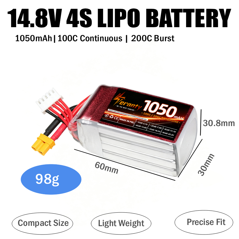 2PCS Baterai Lipo RC 1050mAh 2 - Drone Battery 3S ulasan dan harga