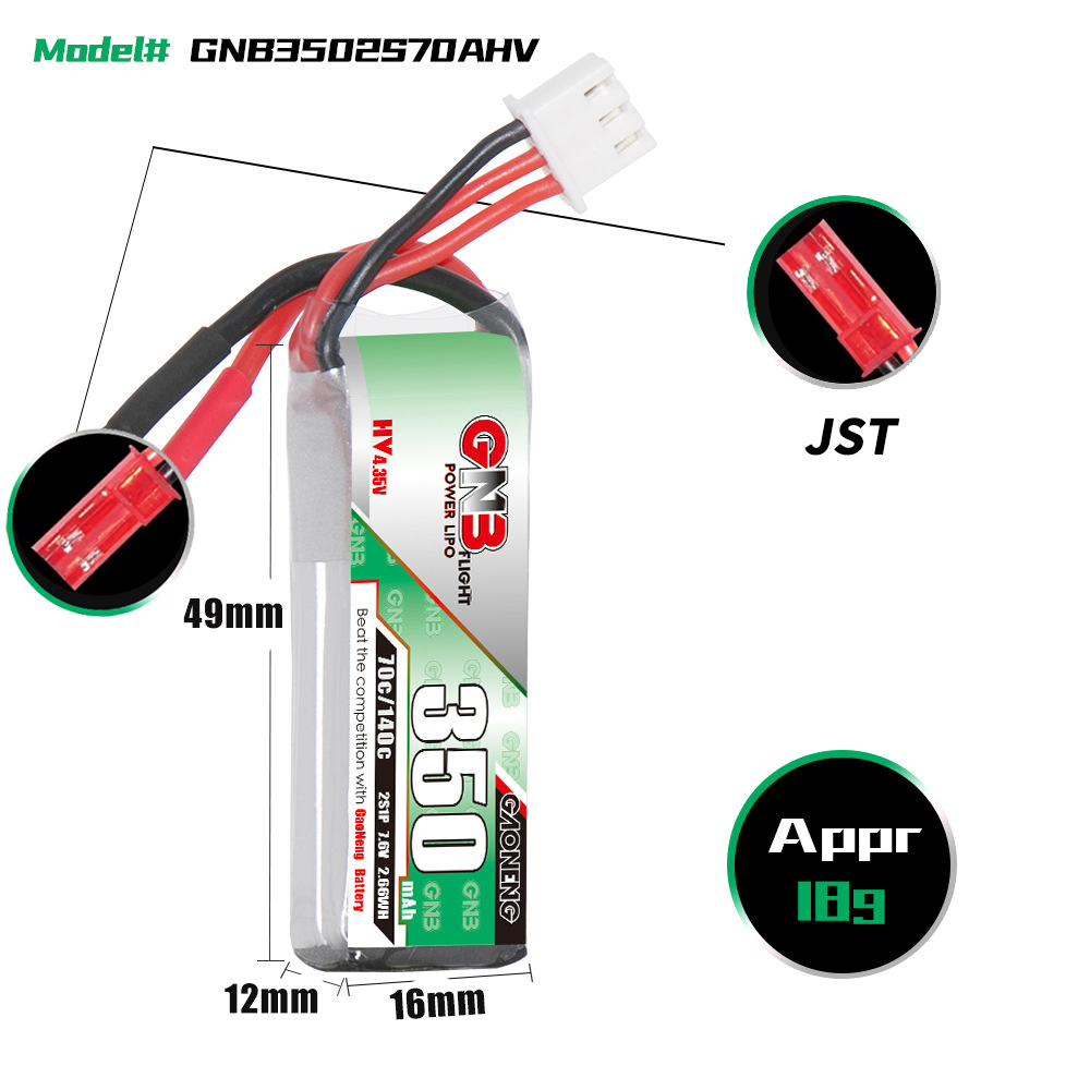 Baterai Lipo GAONENG GNB 2S 7, - Drone Battery Lipo ulasan dan harga